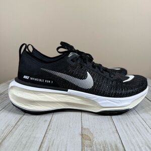 Nike ZoomX Invincible Run Flyknit 3 Black White Womens Shoes DR2660-001 Size 8.5
